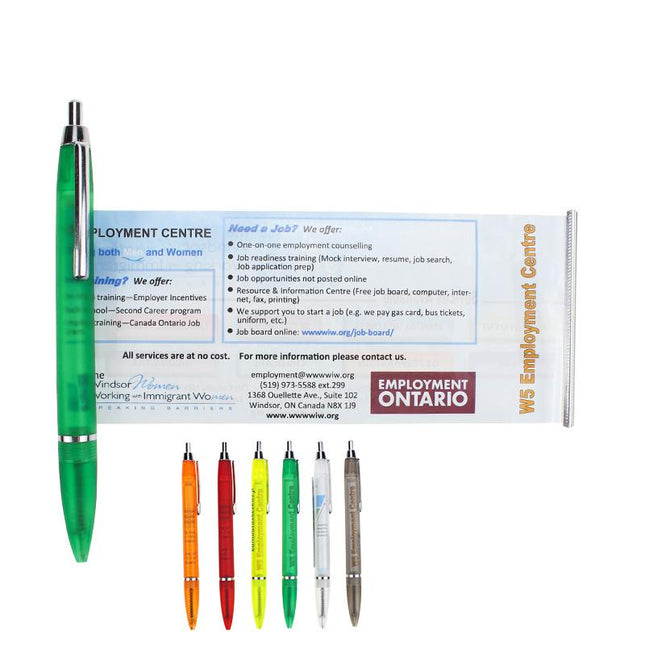 Clicker Banner Ballpoint Pens IWG FC One Dollar Only