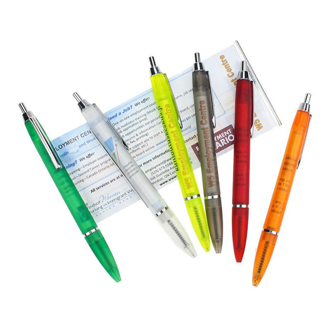 Clicker Banner Ballpoint Pens IWG FC One Dollar Only
