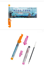 Colorful Clicker Gel Pen with Mobile Phone Holder IWG FC One Dollar Only