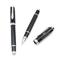 Stainless Steel Pen With Carbon Fibre Design One Dollar Only