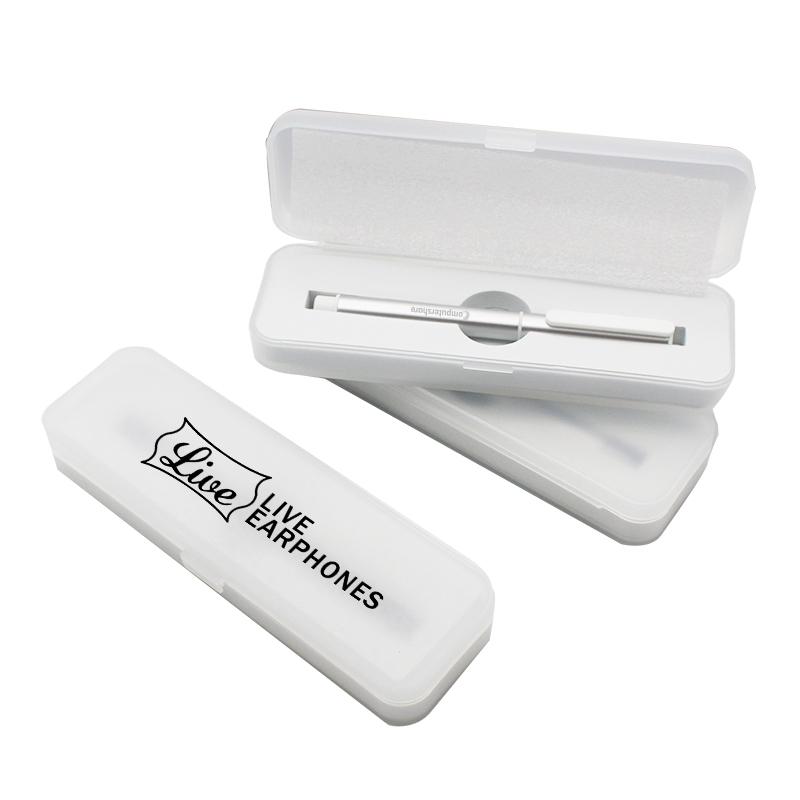 Aluminum Tube Clicker Fountain Pen with Box – One Dollar Only