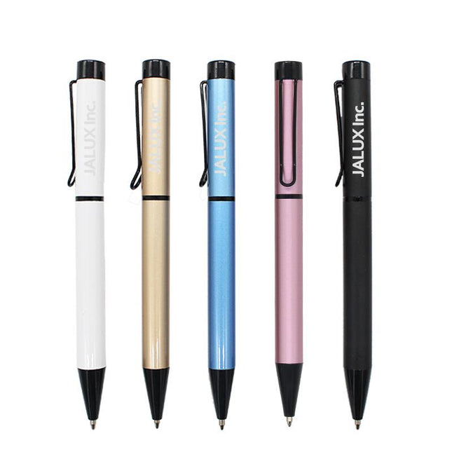 Twist-Type Stainless Steel Ballpoint Pen With Wire Clip One Dollar Only