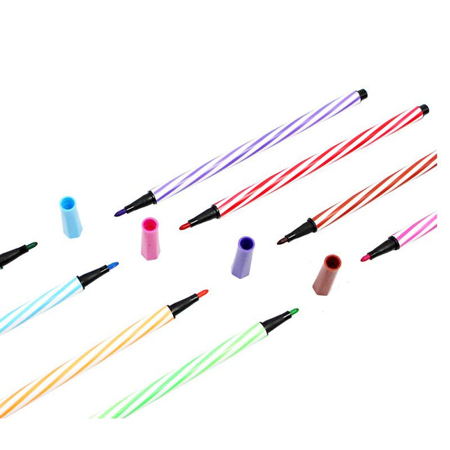 Watercolour Marker Set In Bottle (12) One Dollar Only