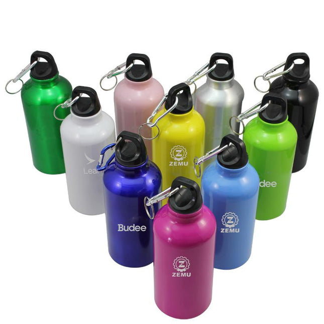 Stainless Steel Drinking Bottle With Narrow Handle And Clip One Dollar Only