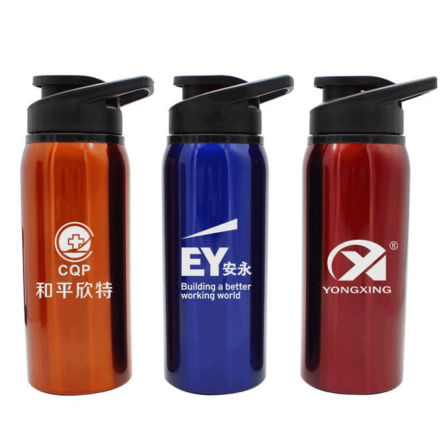 Stainless Steel Drinking Bottle With Flip Cap One Dollar Only