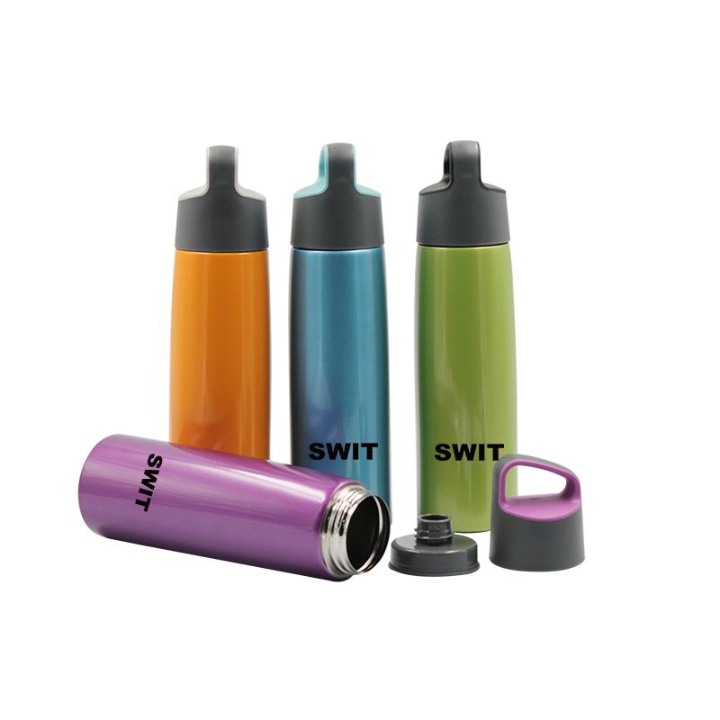 Stainless Steel Drinking Bottle With Angled Handle (Large) One Dollar Only