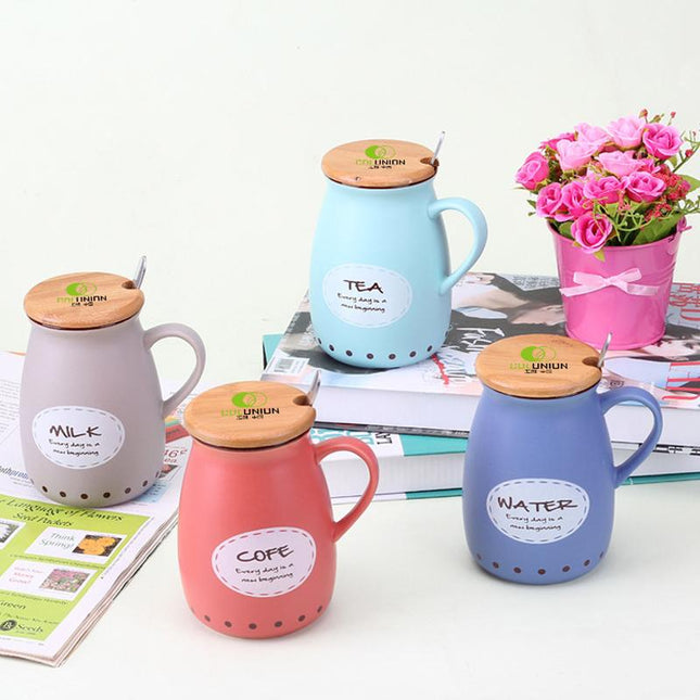 Big-Bottomed Ceramic Cup Set One Dollar Only