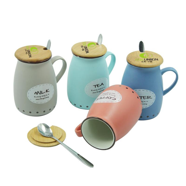 Big-Bottomed Ceramic Cup Set One Dollar Only