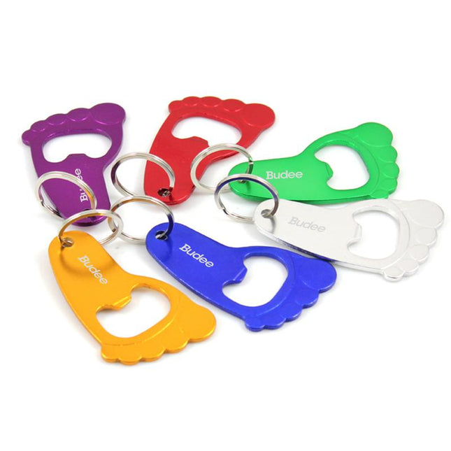 Footprint Keychain With Bottle Opener One Dollar Only