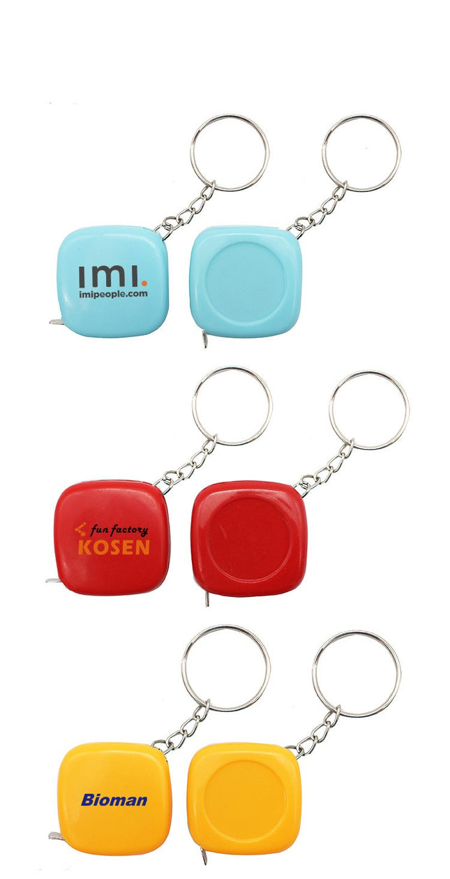 Mini Square Keychain With Tape Measure One Dollar Only
