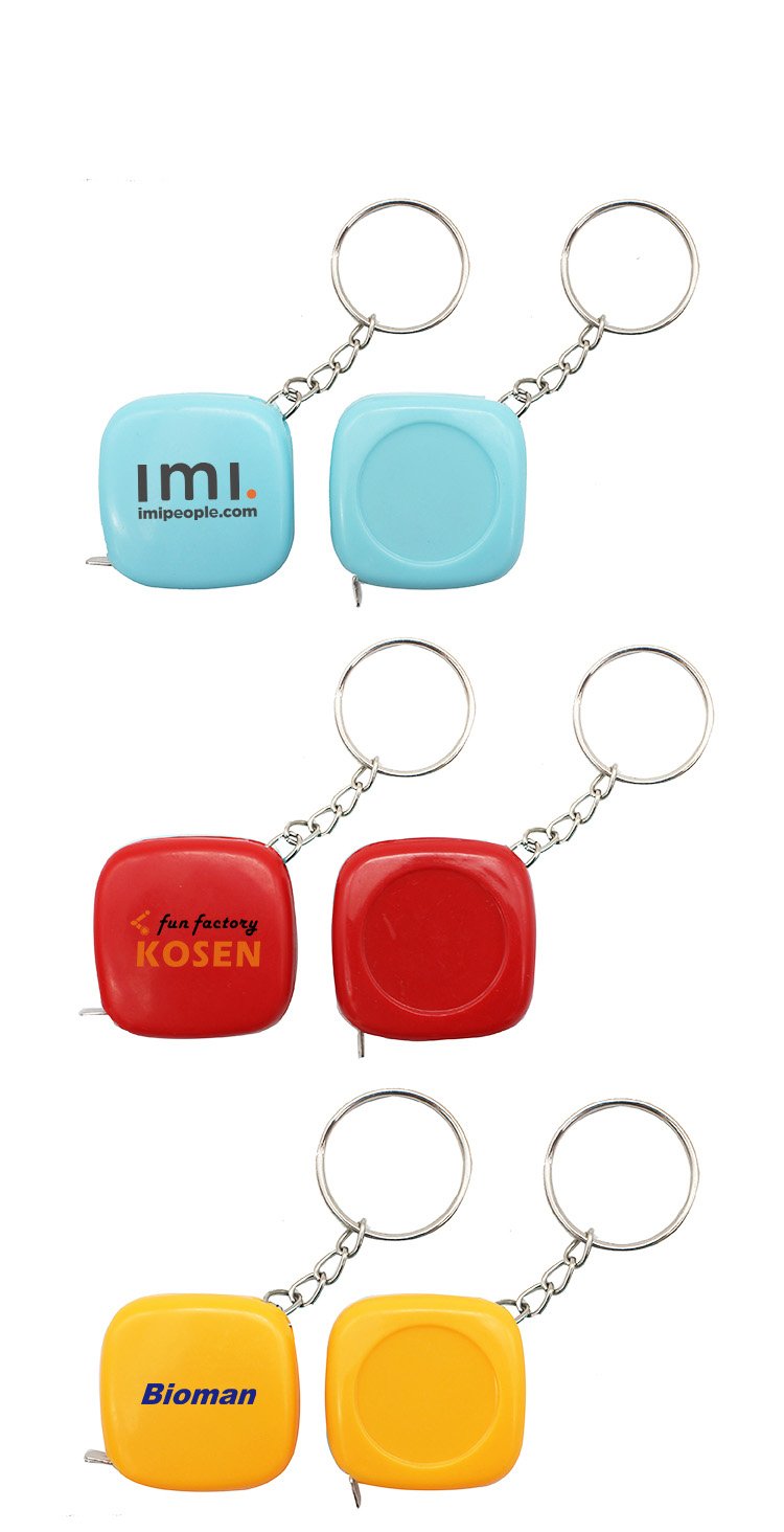 Mini Square Keychain With Tape Measure – One Dollar Only