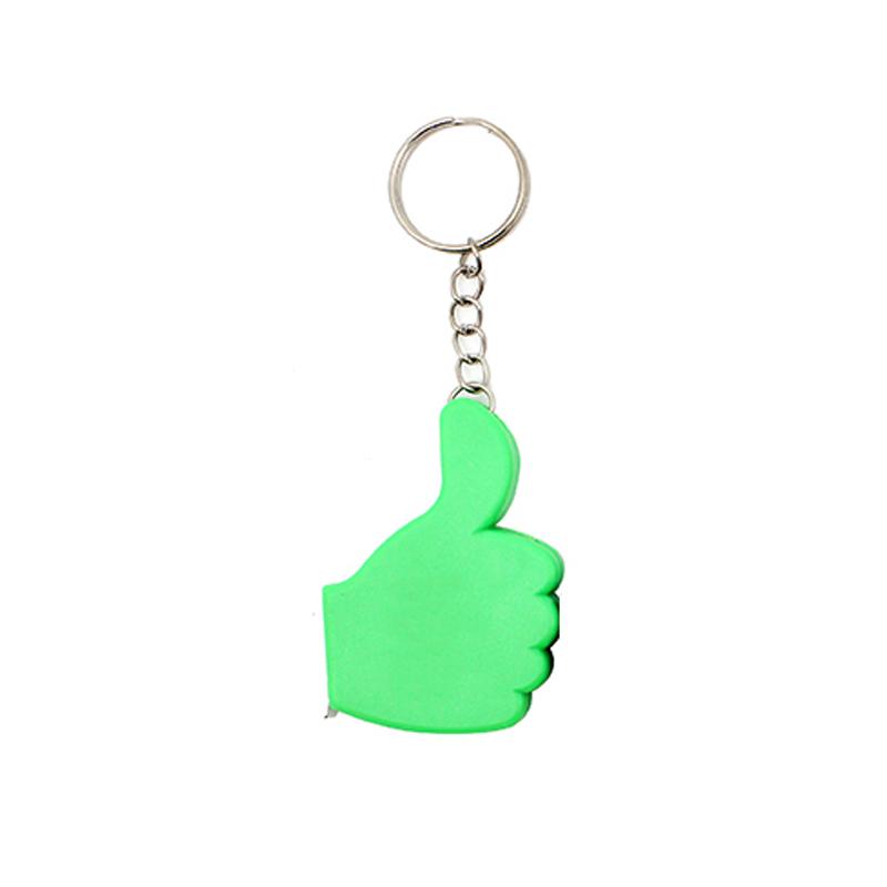 Thumbs Up Keychain With Tape Measure One Dollar Only