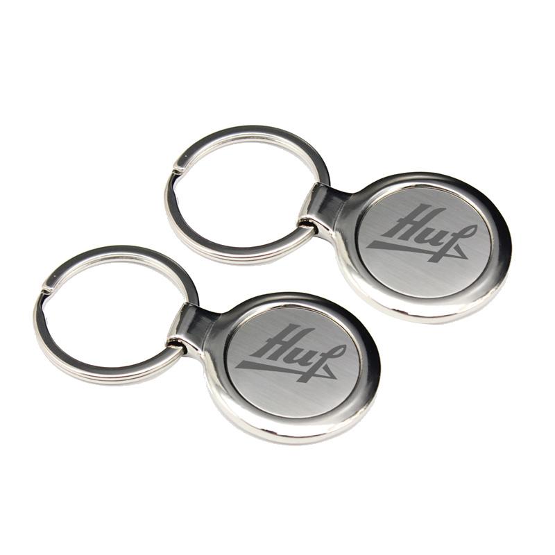 Custom sale round keychains