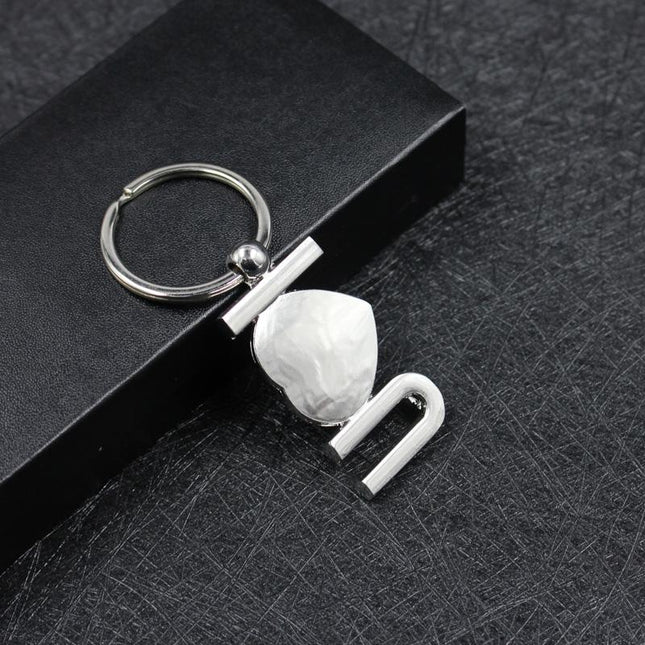 Zinc Alloy "I Love You" Keychain One Dollar Only