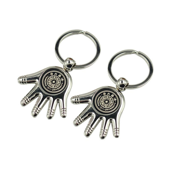 Zinc Alloy Hand Keychain