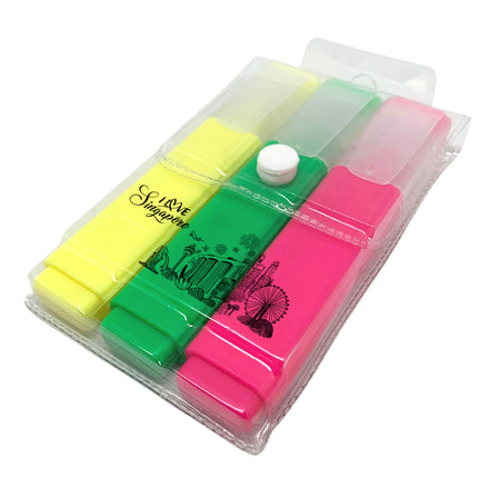 Set of 3 Highlighters Everyday Stationery One Dollar Only