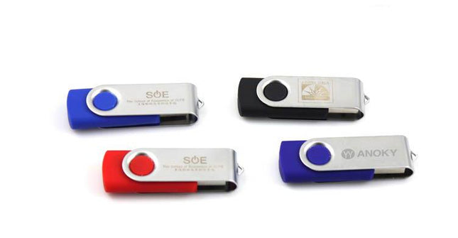 4GB Storage Rotating USB Thumbdrive One Dollar Only