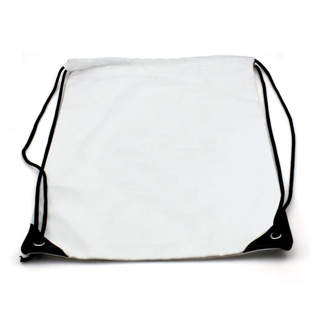 Thin White Canvas Drawstring Bag One Dollar Only