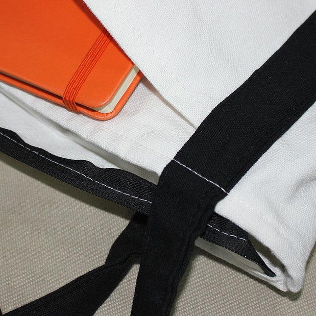 Thick Zippered Canvas Bag With External Pocket IWG FC One Dollar Only