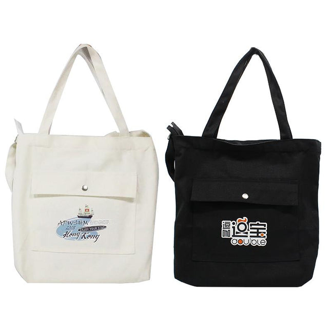 Canvas Tote Bag With Shoulder Strap And Carrying Straps IWG FC One Dollar Only