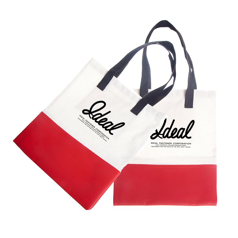 Red tote hot sale bag canvas