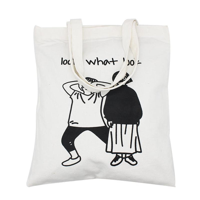 Zippered Canvas Tote Bag 39.3*34.6*2cm IWG FC One Dollar Only
