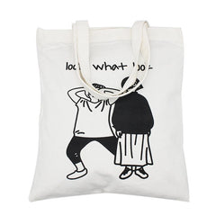 Zippered Canvas Tote Bag 39.3*34.6*2cm IWG FC One Dollar Only