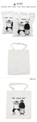Zippered Canvas Tote Bag 39.3*34.6*2cm IWG FC One Dollar Only