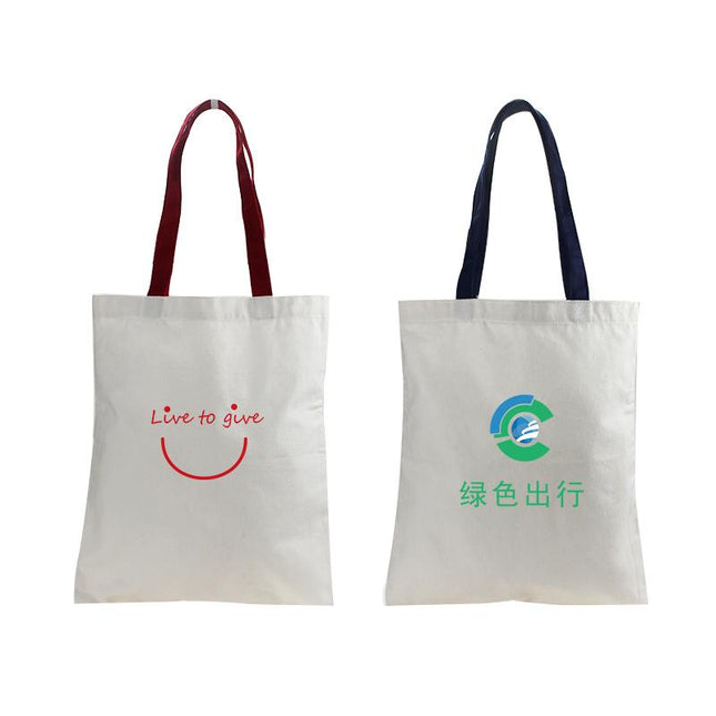 Cotton Bag with Colored Handle IWG FC One Dollar Only