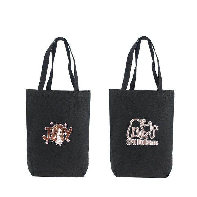 Black Canvas Tote Bag 32*38*10cm IWG FC One Dollar Only