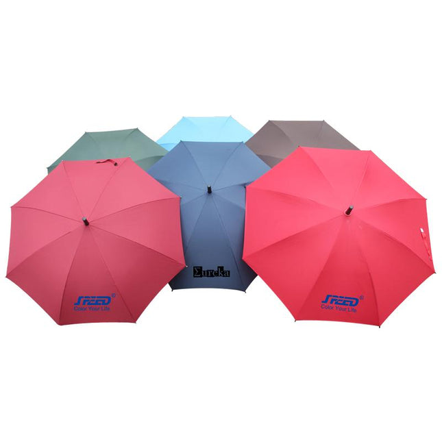 Non-Collapsible 8K Umbrella With Straight Handle One Dollar Only