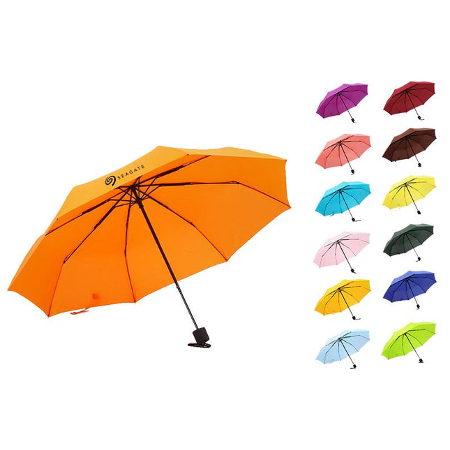 Collapsible 8K Three-Fold Business Umbrella One Dollar Only