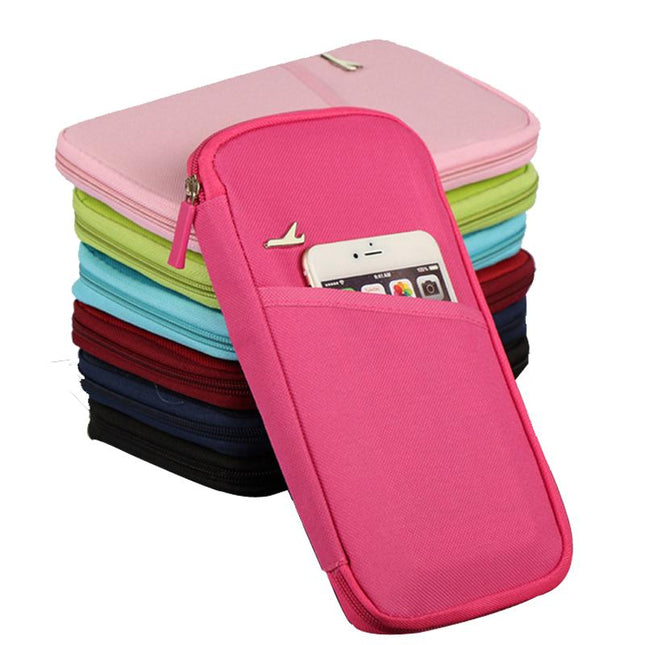Travel Document Pouch With Internal Mesh Compartments One Dollar Only