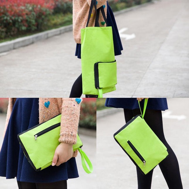 Foldable Shopping Trolley Bag With Wheels IWG FC One Dollar Only