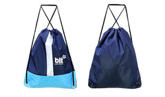 Polyester Drawstring Backpack With Reflective Strip One Dollar Only