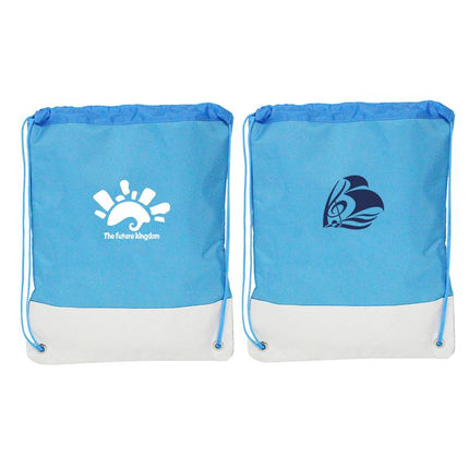 Polyester Drawstring Backpack With Quilt Base CG Bags One Dollar Only