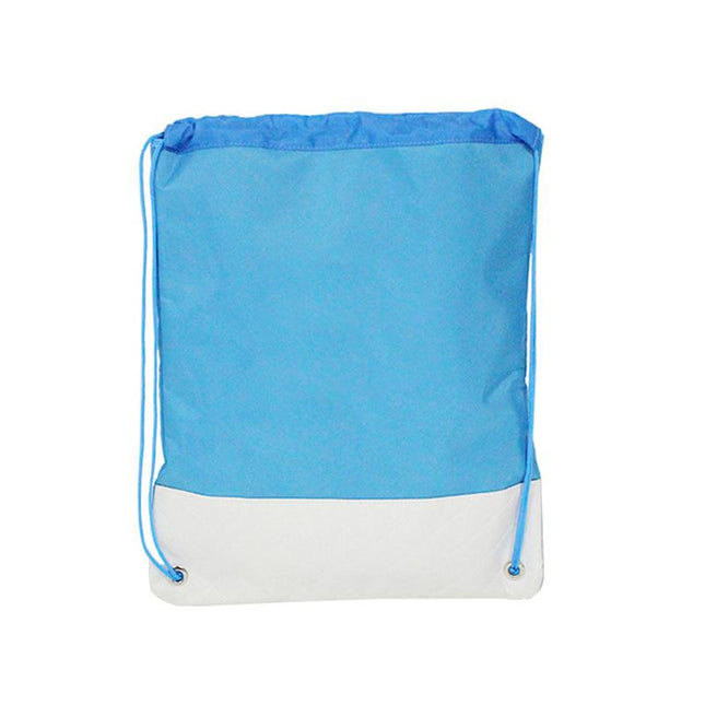 Polyester Drawstring Backpack With Quilt Base CG Bags One Dollar Only