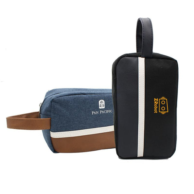 Zippered Toiletry Bag In Blue Or Black One Dollar Only