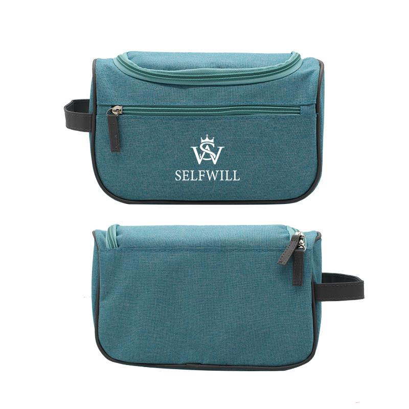 Zippered Toiletry Bag With Hanging Hook For Travel IWG FC One Dollar Only