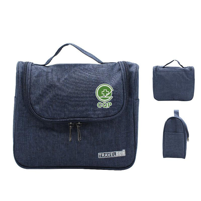 Zippered Toiletry Bag With Side Pockets For Travel One Dollar Only