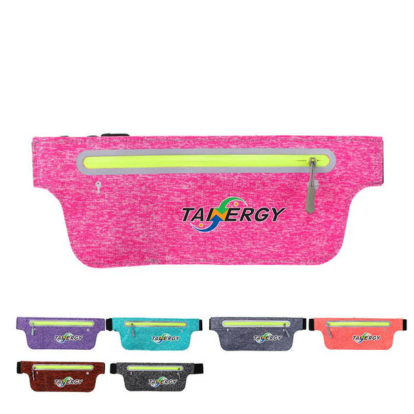 Waterproof Waist Bag with Neon Zipper