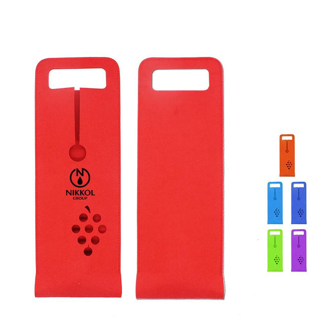 Rectangular Felt Wine Bag IWG FC One Dollar Only