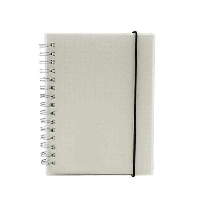 A6 Notebook With Clear Cover And Dot Grid Pages CG Notebooks One Dollar Only