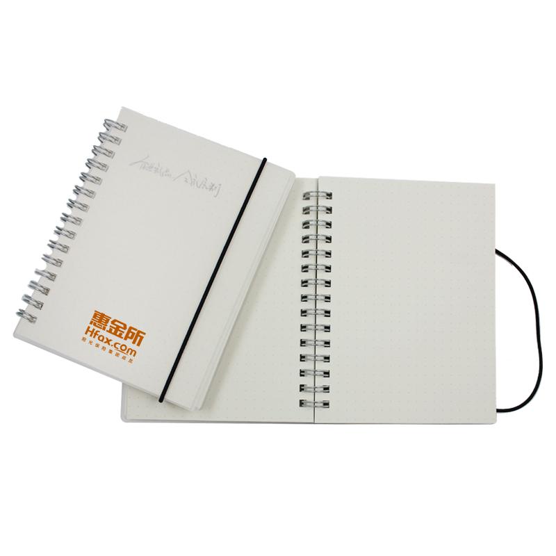 A5 Notebook With Clear Cover And Dot Grid Pages One Dollar Only