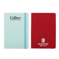 Notebook With Cloth Cover And Elastic Band Closure IWG FC One Dollar Only