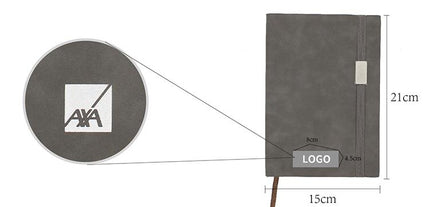Business Paperback Notebook With Imitation Leather Cover CG Notebooks One Dollar Only