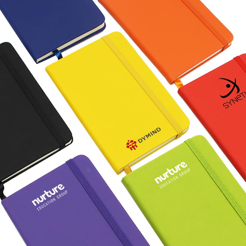 A6 Notebook with Elastic Band and Ribbon Bookmark – One Dollar Only