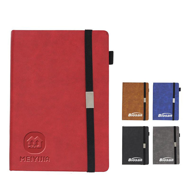 Business Notebook with Pen Holder and Elastic Band Closure One Dollar Only