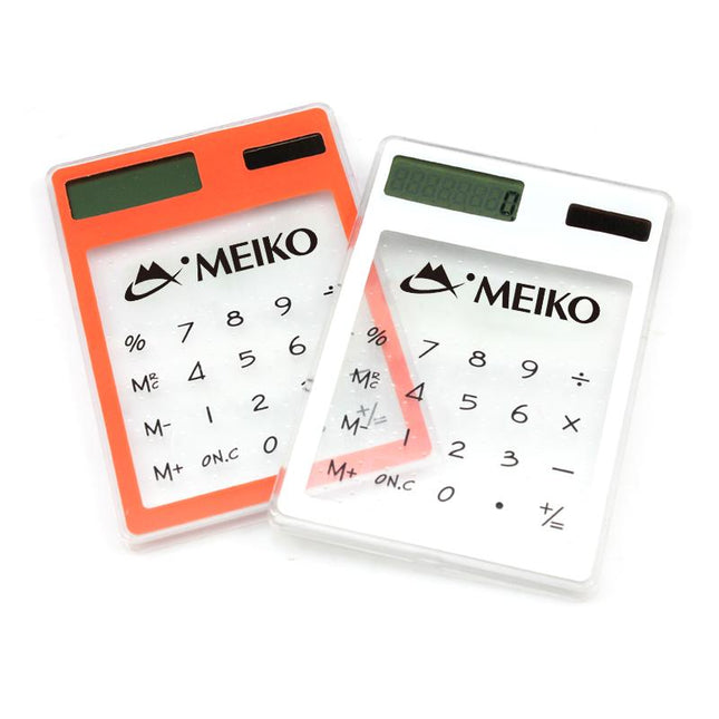 Clear Solar Powered Calculator One Dollar Only