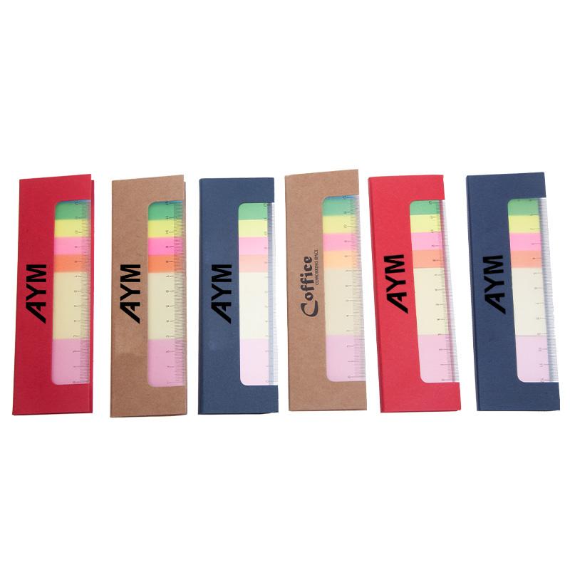 Sticky Note Set In Ruler Design One Dollar Only